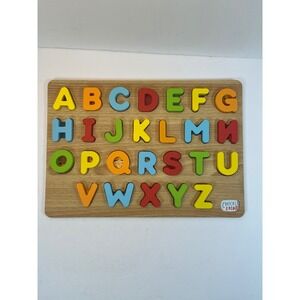 Chuckle & Roar ABC Alphabet Wooden Puzzle Buffalo Games Kids Educational Toy